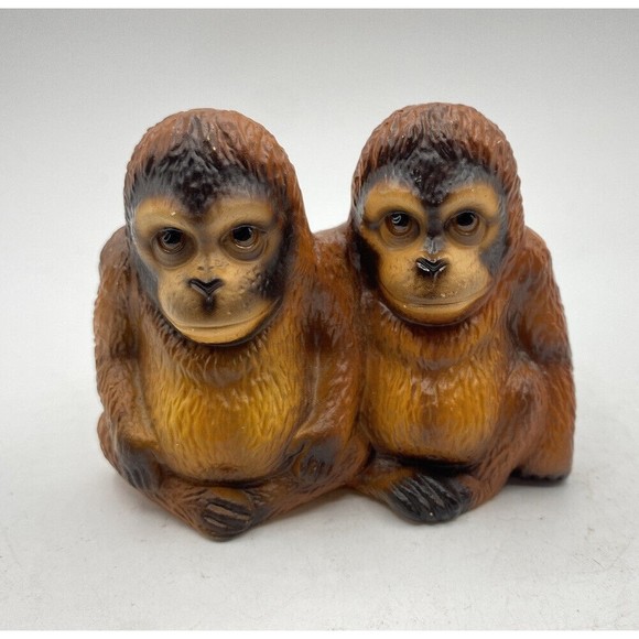 Rare Global Art Harvey Knox Kingdom VINTAGE GORILLAS  Figurine - Picture 1 of 4